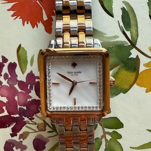 Kate Spade Two-Tone Square Watch